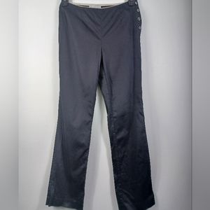 Missoni 2000s Italy Black Pants Snap Side Closure Cotton